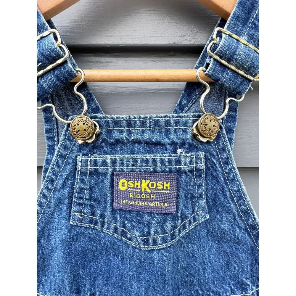 Vintage OSHKOSH B'GOSH Denim Overalls 18 months